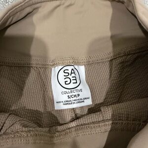 Sage Collective Tan Cropped pant